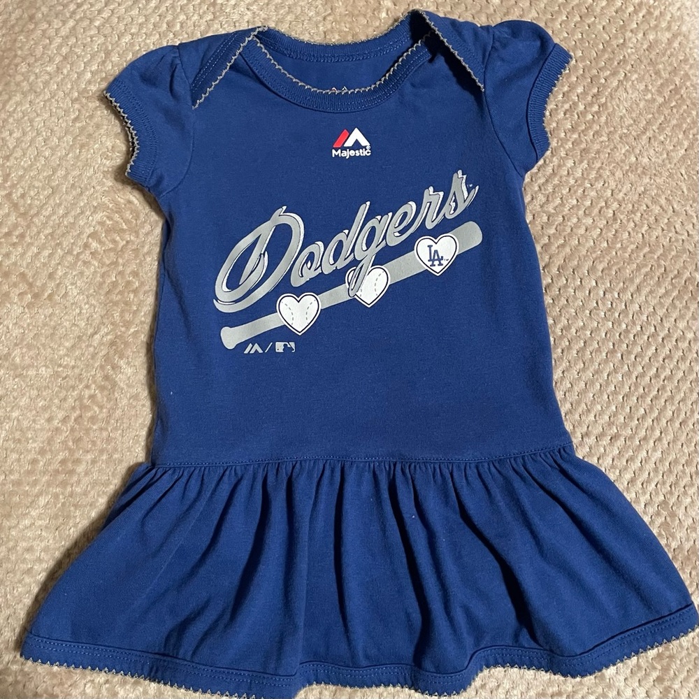 Babygirl Dodgers Dress